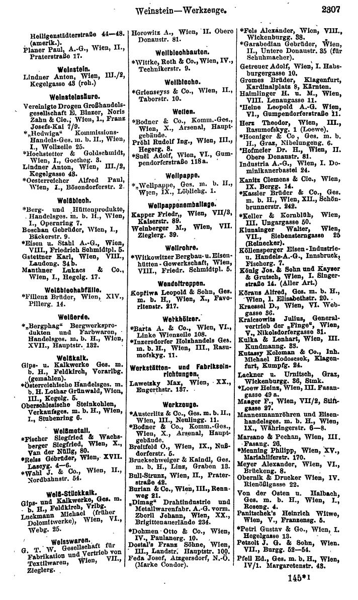 Compass. Finanzielles Jahrbuch 1925, Band IV: Österreich. - Page 2490