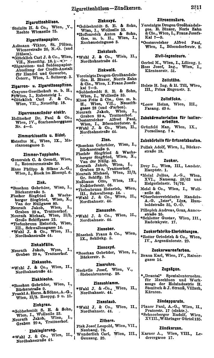 Compass. Finanzielles Jahrbuch 1925, Band IV: Österreich. - Seite 2494