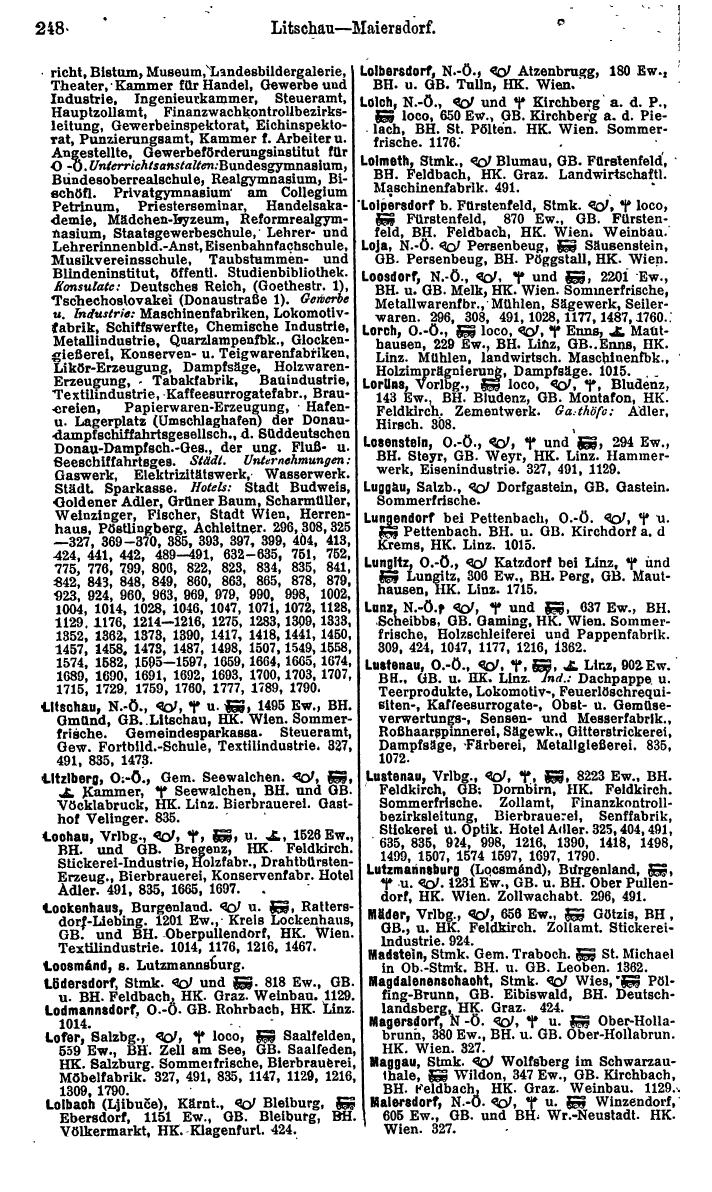 Compass. Finanzielles Jahrbuch 1925, Band IV: Österreich. - Page 287