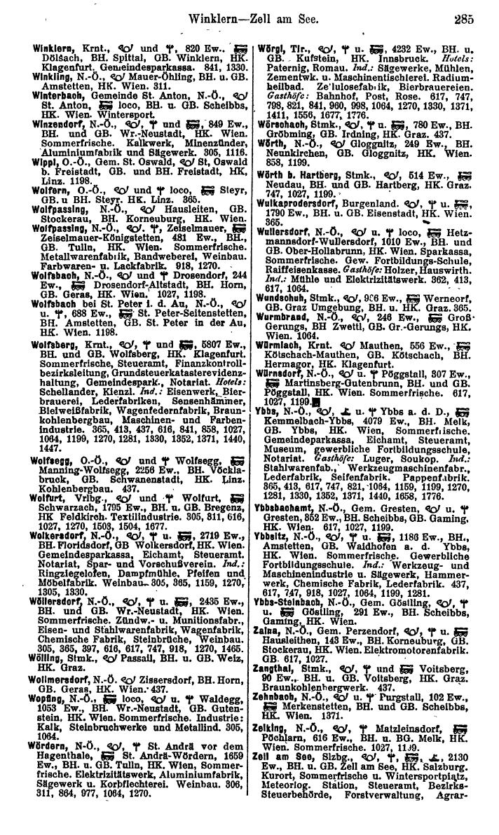 Compass. Finanzielles Jahrbuch 1925, Band IV: Österreich. - Page 324