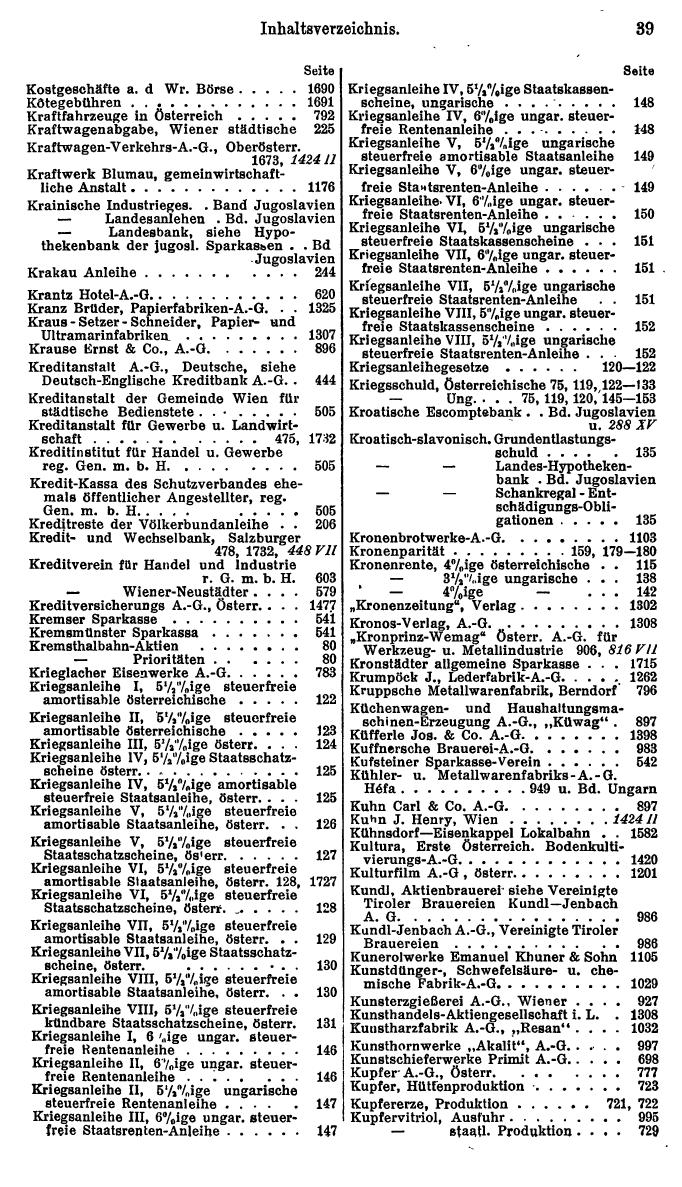 Compass. Finanzielles Jahrbuch 1928, Band Österreich. - Seite 43