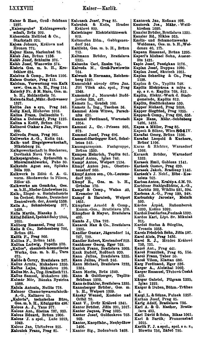 Compass. Finanzielles Jahrbuch 1923, Band V: Tschechoslowakei. - Page 100