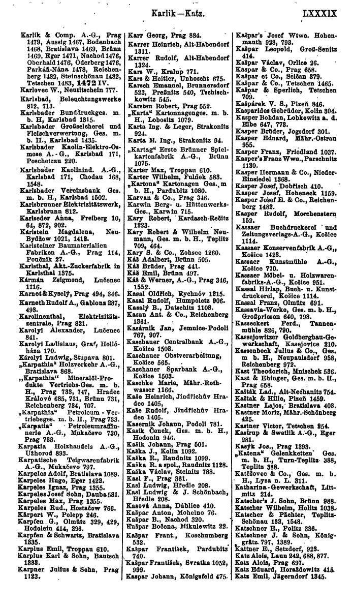 Compass. Finanzielles Jahrbuch 1923, Band V: Tschechoslowakei. - Page 101
