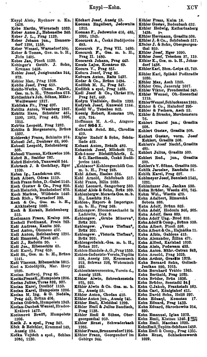 Compass. Finanzielles Jahrbuch 1923, Band V: Tschechoslowakei. - Page 107