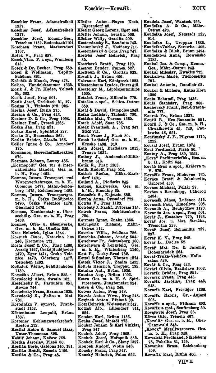 Compass. Finanzielles Jahrbuch 1923, Band V: Tschechoslowakei. - Page 111