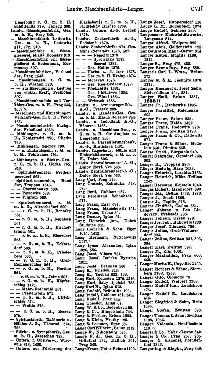 Compass. Finanzielles Jahrbuch 1923, Band V: Tschechoslowakei. - Seite 119