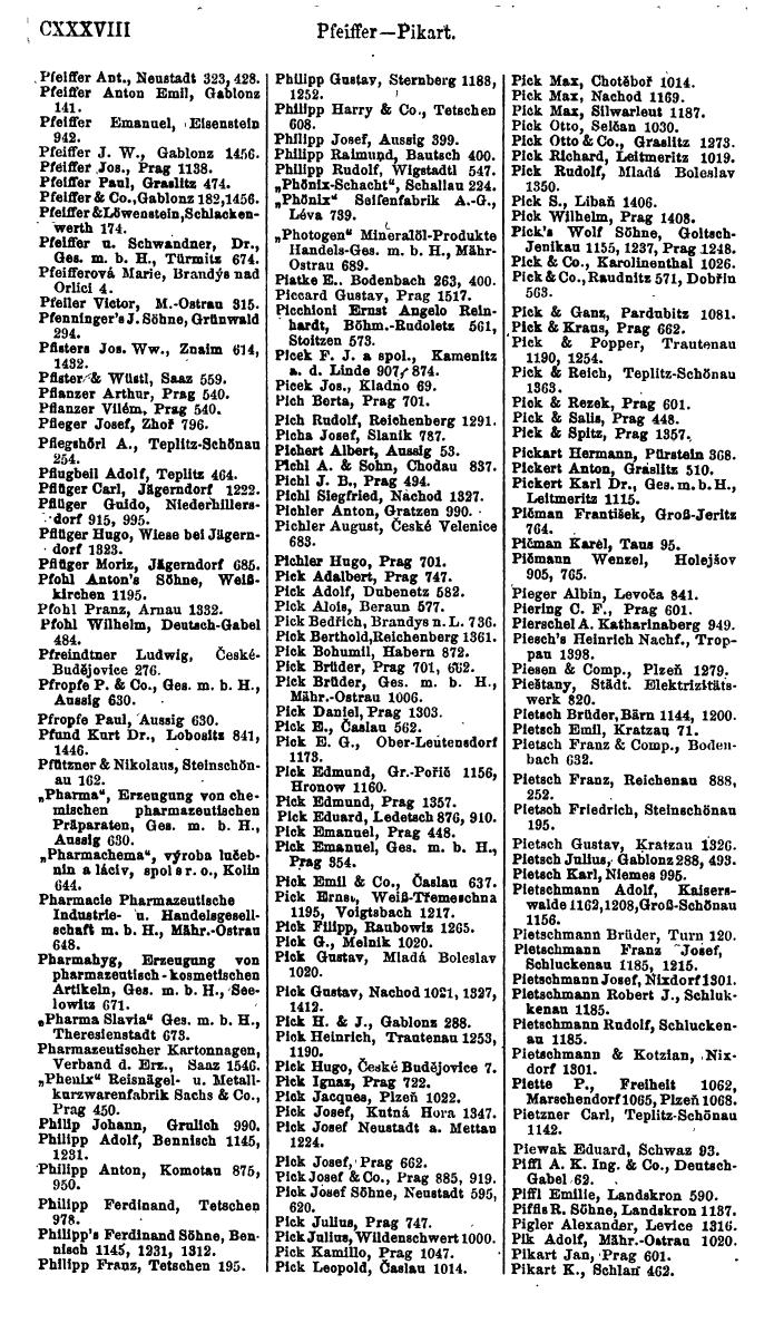 Compass. Finanzielles Jahrbuch 1923, Band V: Tschechoslowakei. - Page 150