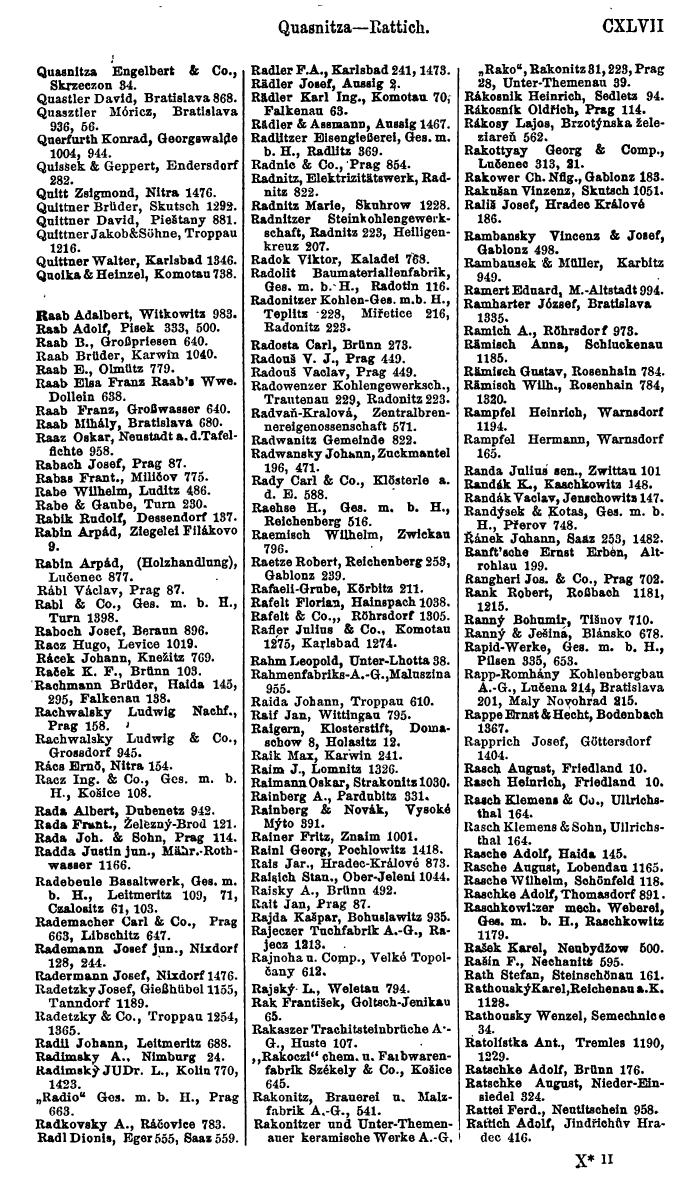 Compass. Finanzielles Jahrbuch 1923, Band V: Tschechoslowakei. - Page 159