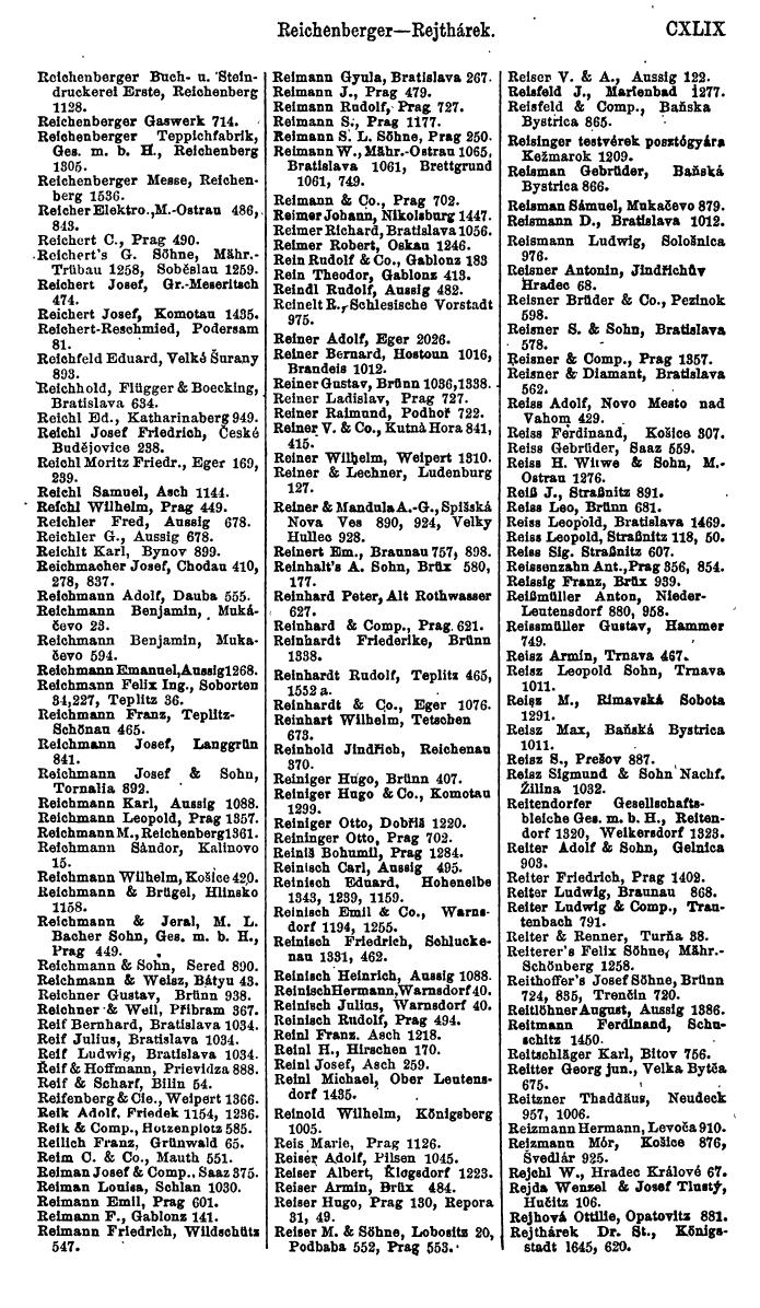 Compass. Finanzielles Jahrbuch 1923, Band V: Tschechoslowakei. - Page 161