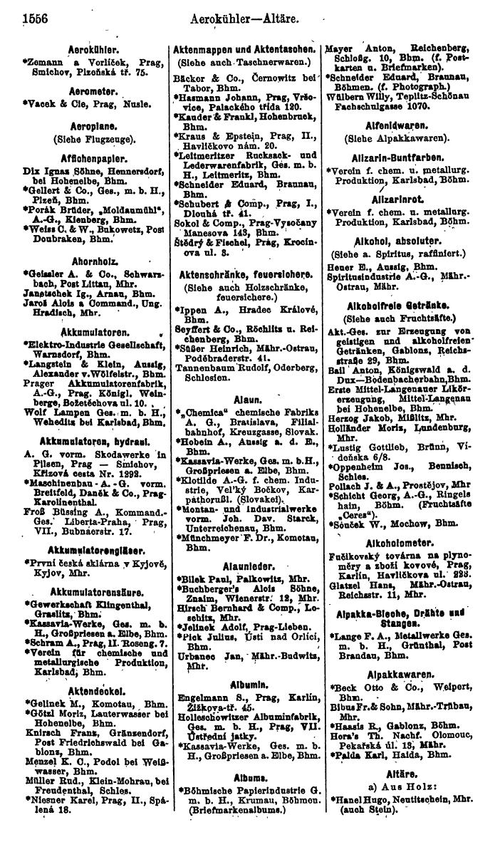 Compass. Finanzielles Jahrbuch 1923, Band V: Tschechoslowakei. - Page 2000