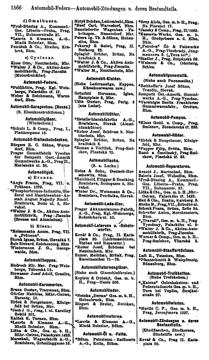 Compass. Finanzielles Jahrbuch 1923, Band V: Tschechoslowakei. - Page 2012