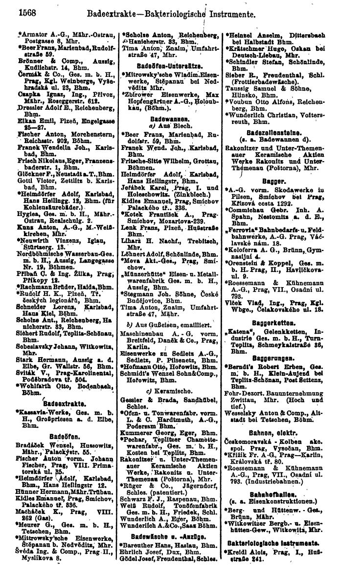 Compass. Finanzielles Jahrbuch 1923, Band V: Tschechoslowakei. - Seite 2014