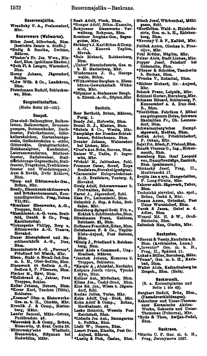 Compass. Finanzielles Jahrbuch 1923, Band V: Tschechoslowakei. - Page 2018