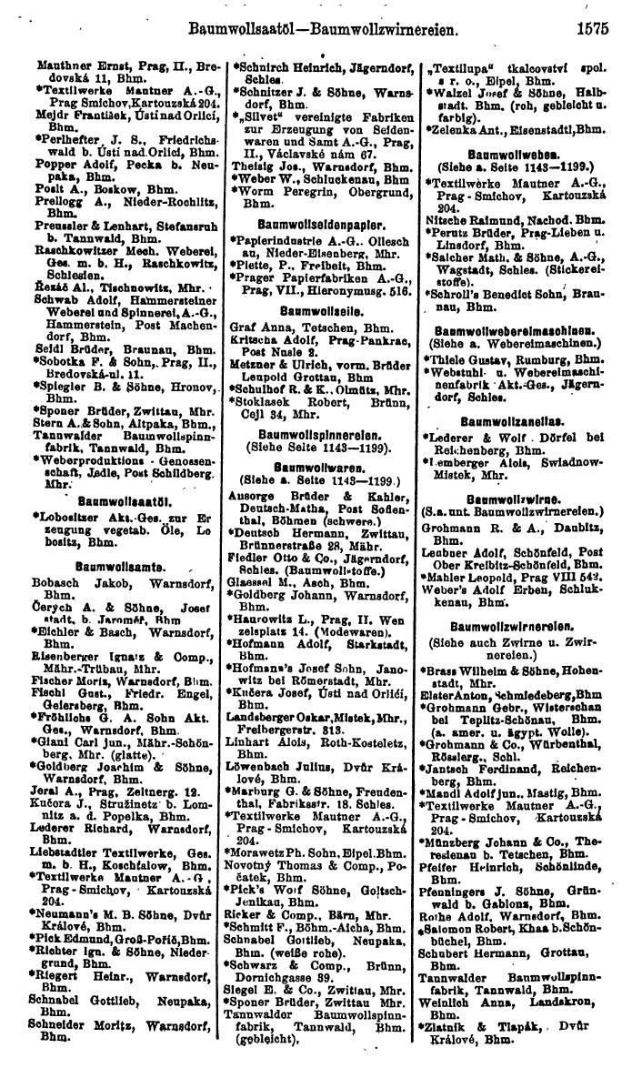 Compass. Finanzielles Jahrbuch 1923, Band V: Tschechoslowakei. - Page 2021