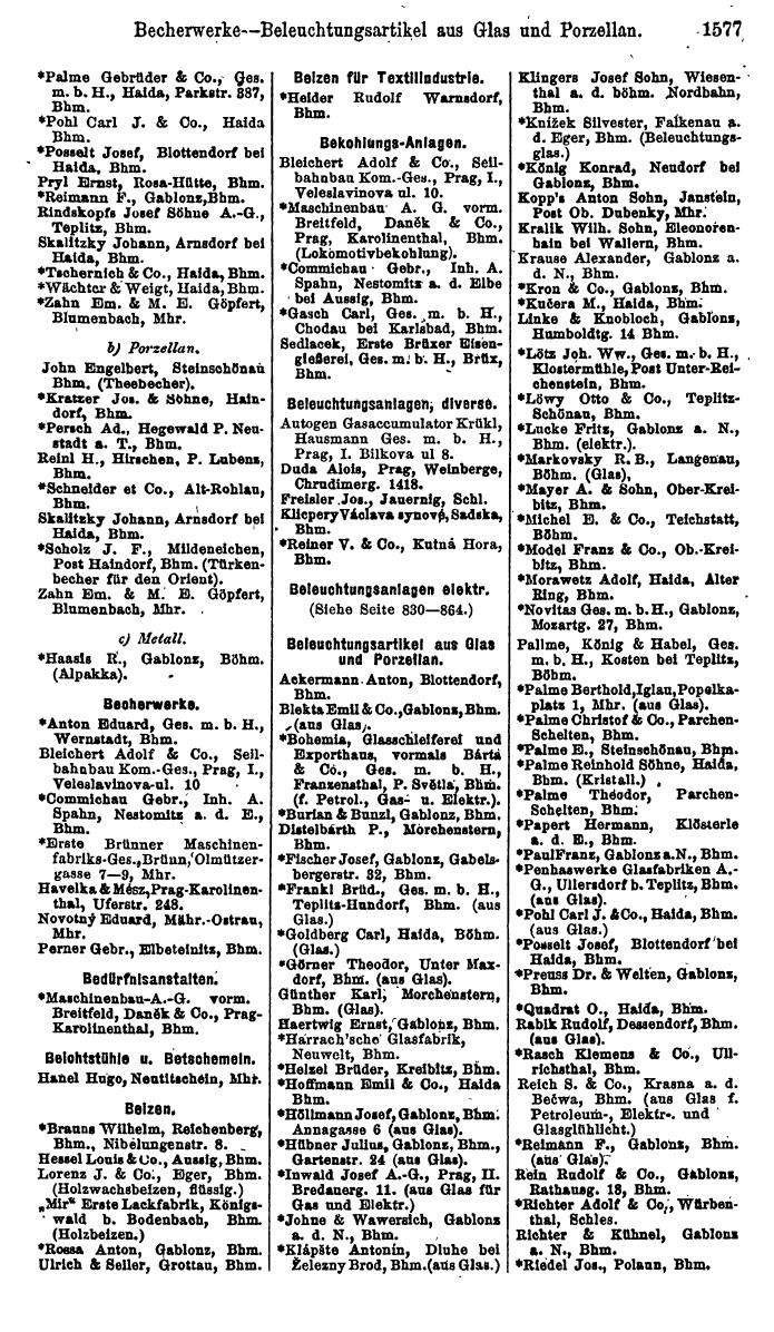 Compass. Finanzielles Jahrbuch 1923, Band V: Tschechoslowakei. - Page 2023