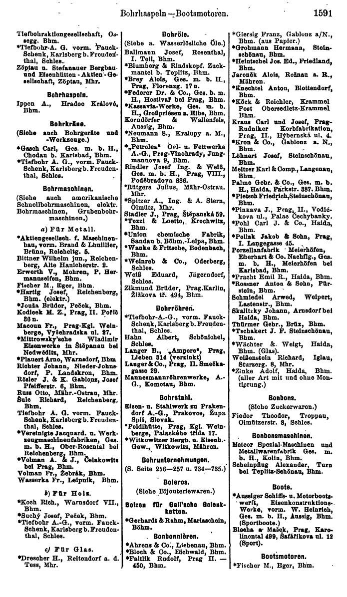 Compass. Finanzielles Jahrbuch 1923, Band V: Tschechoslowakei. - Page 2037