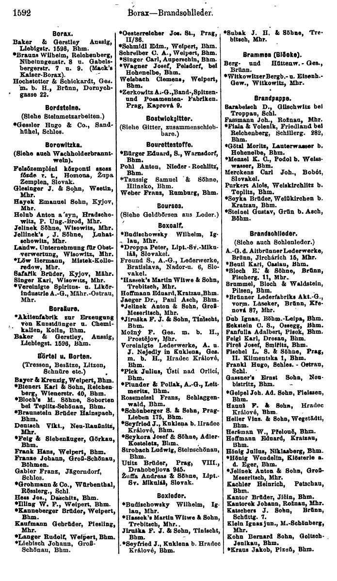 Compass. Finanzielles Jahrbuch 1923, Band V: Tschechoslowakei. - Page 2038