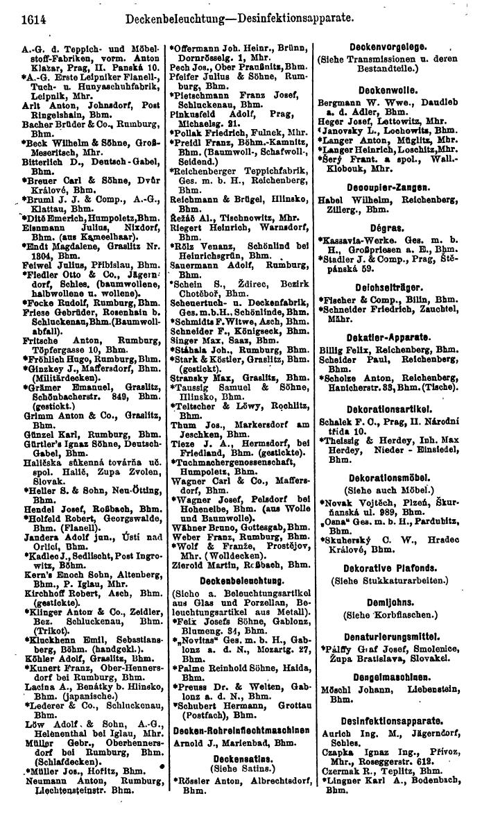 Compass. Finanzielles Jahrbuch 1923, Band V: Tschechoslowakei. - Seite 2064