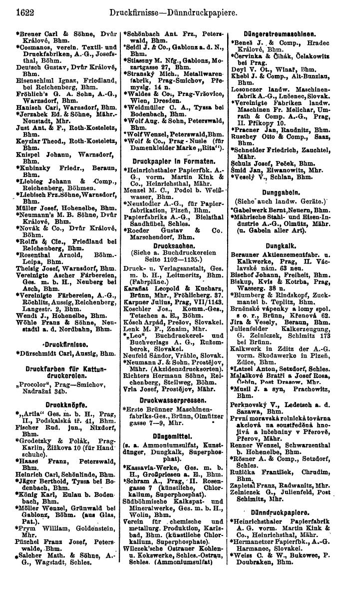 Compass. Finanzielles Jahrbuch 1923, Band V: Tschechoslowakei. - Seite 2072