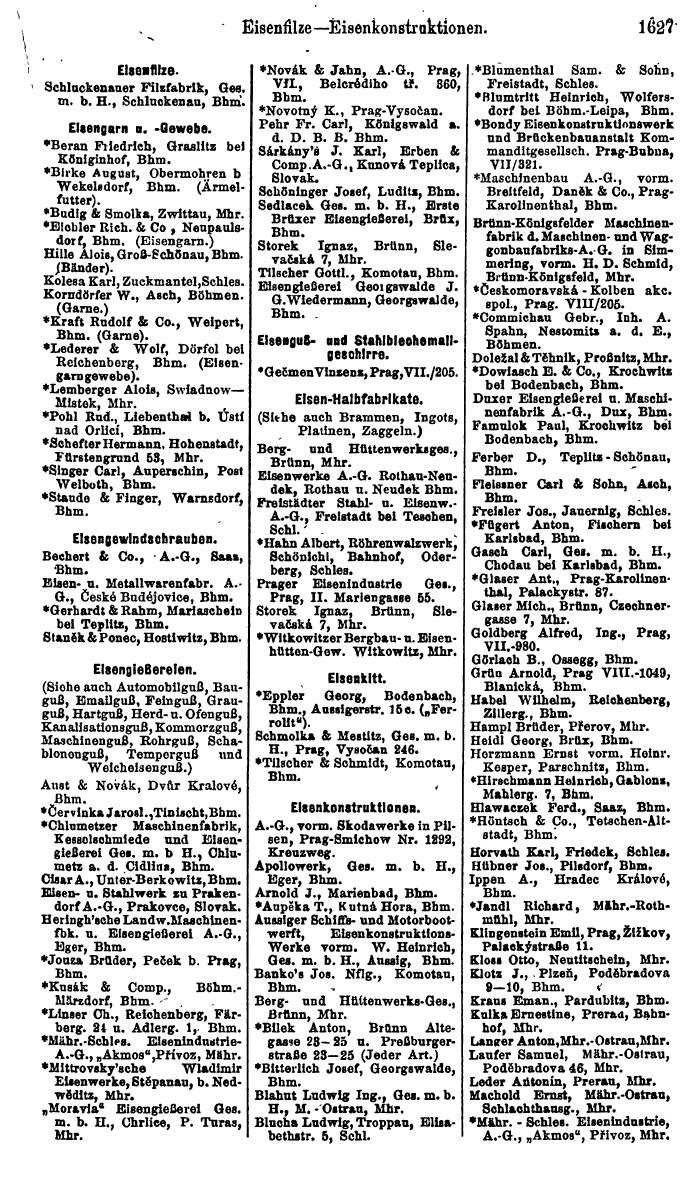 Compass. Finanzielles Jahrbuch 1923, Band V: Tschechoslowakei. - Page 2077