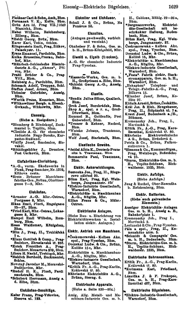 Compass. Finanzielles Jahrbuch 1923, Band V: Tschechoslowakei. - Page 2079