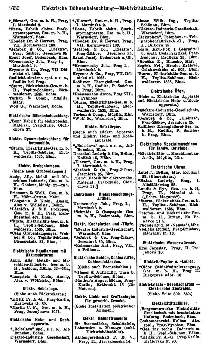 Compass. Finanzielles Jahrbuch 1923, Band V: Tschechoslowakei. - Page 2080