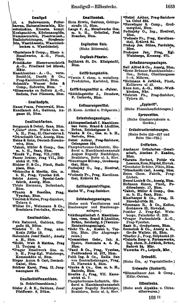 Compass. Finanzielles Jahrbuch 1923, Band V: Tschechoslowakei. - Page 2083