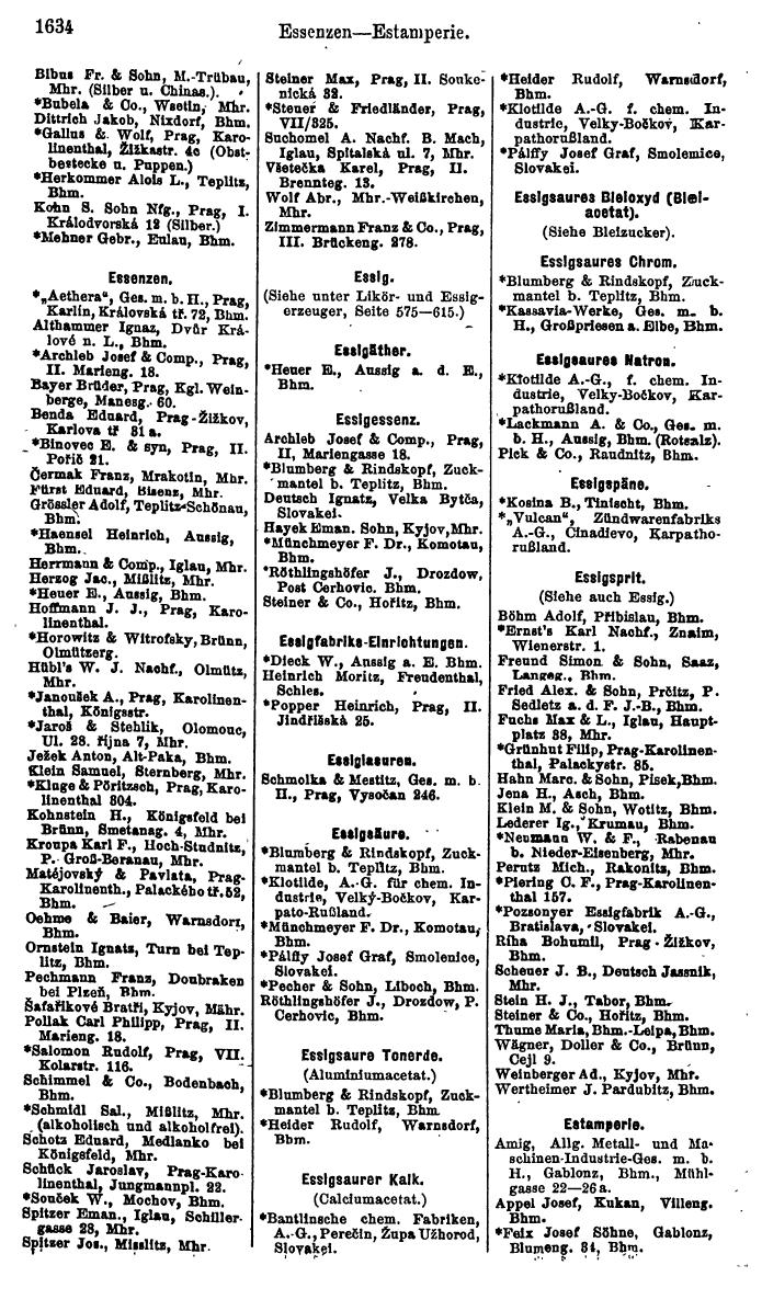 Compass. Finanzielles Jahrbuch 1923, Band V: Tschechoslowakei. - Seite 2084