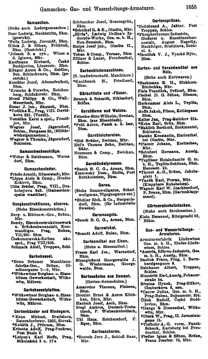 Compass. Finanzielles Jahrbuch 1923, Band V: Tschechoslowakei. - Page 2105
