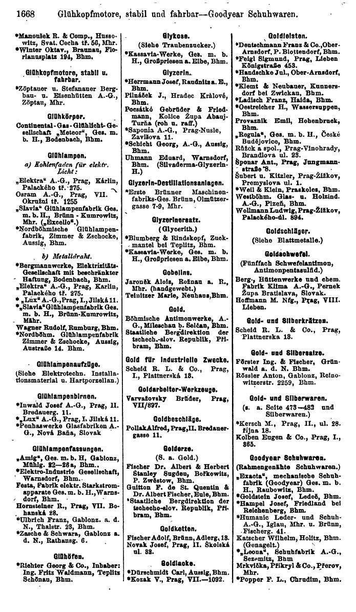 Compass. Finanzielles Jahrbuch 1923, Band V: Tschechoslowakei. - Page 2118