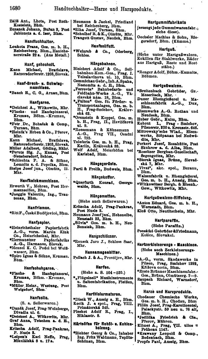 Compass. Finanzielles Jahrbuch 1923, Band V: Tschechoslowakei. - Seite 2130