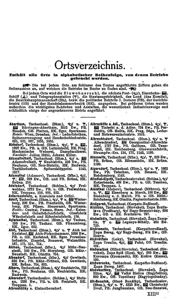Compass. Finanzielles Jahrbuch 1923, Band V: Tschechoslowakei. - Seite 221