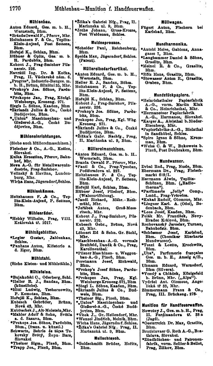 Compass. Finanzielles Jahrbuch 1923, Band V: Tschechoslowakei. - Seite 2220