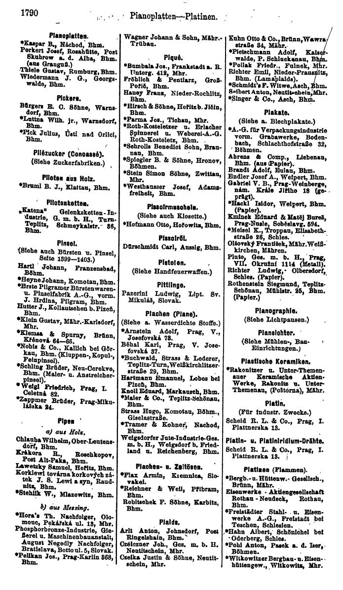 Compass. Finanzielles Jahrbuch 1923, Band V: Tschechoslowakei. - Page 2240