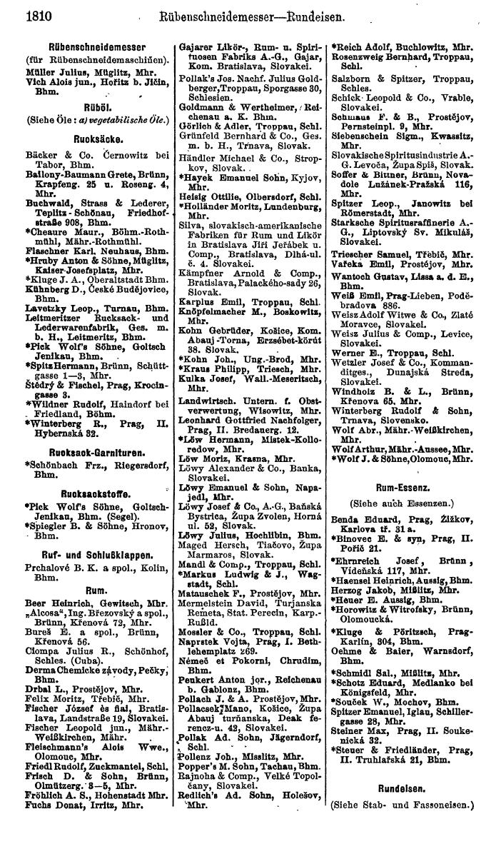 Compass. Finanzielles Jahrbuch 1923, Band V: Tschechoslowakei. - Page 2260