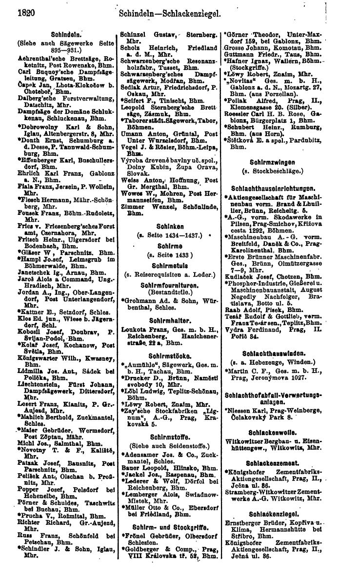 Compass. Finanzielles Jahrbuch 1923, Band V: Tschechoslowakei. - Page 2272