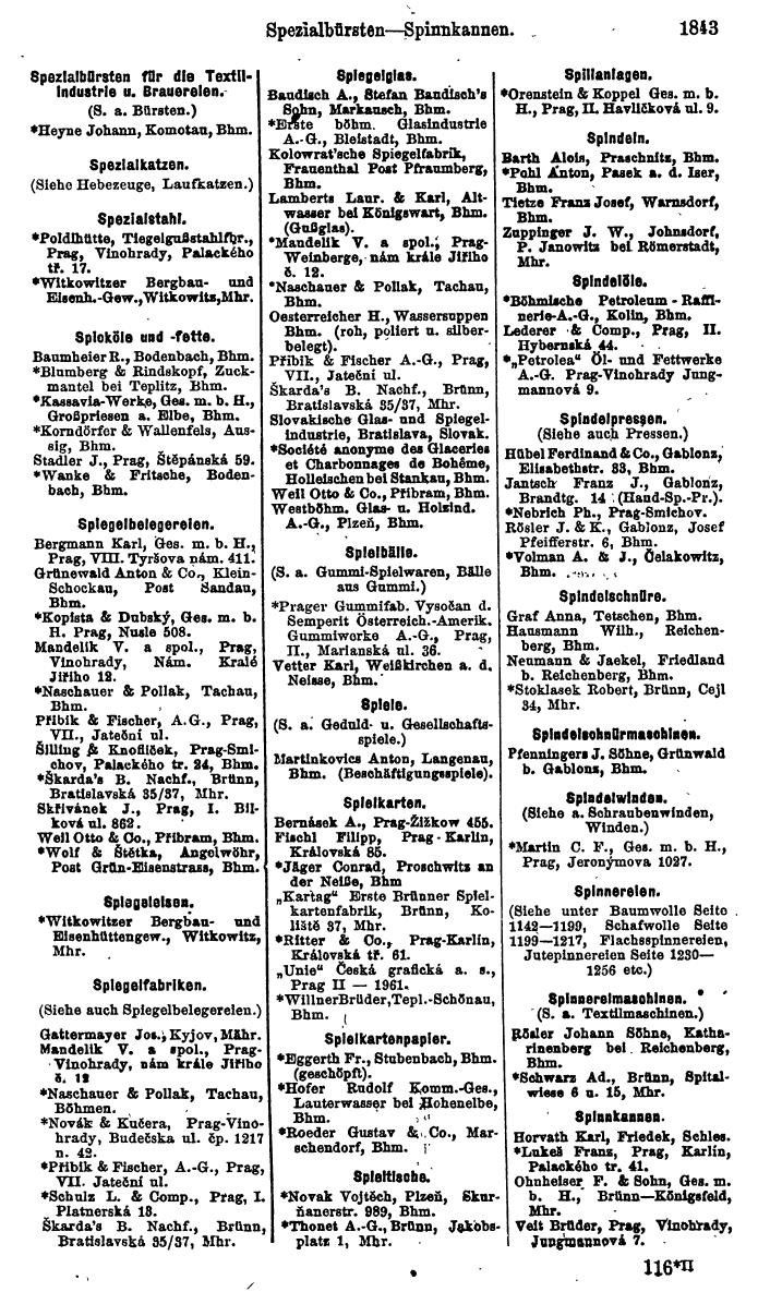 Compass. Finanzielles Jahrbuch 1923, Band V: Tschechoslowakei. - Page 2295