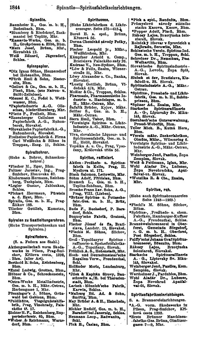 Compass. Finanzielles Jahrbuch 1923, Band V: Tschechoslowakei. - Page 2296