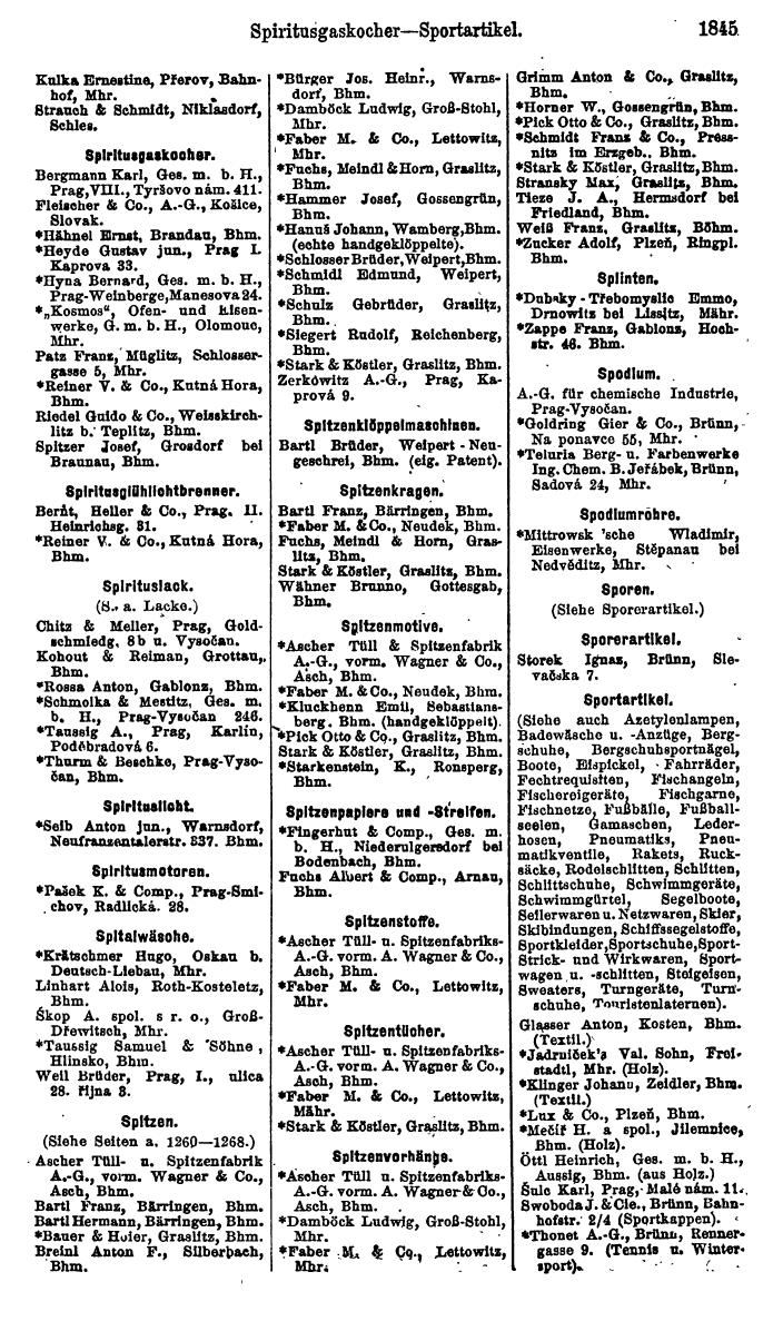 Compass. Finanzielles Jahrbuch 1923, Band V: Tschechoslowakei. - Seite 2297