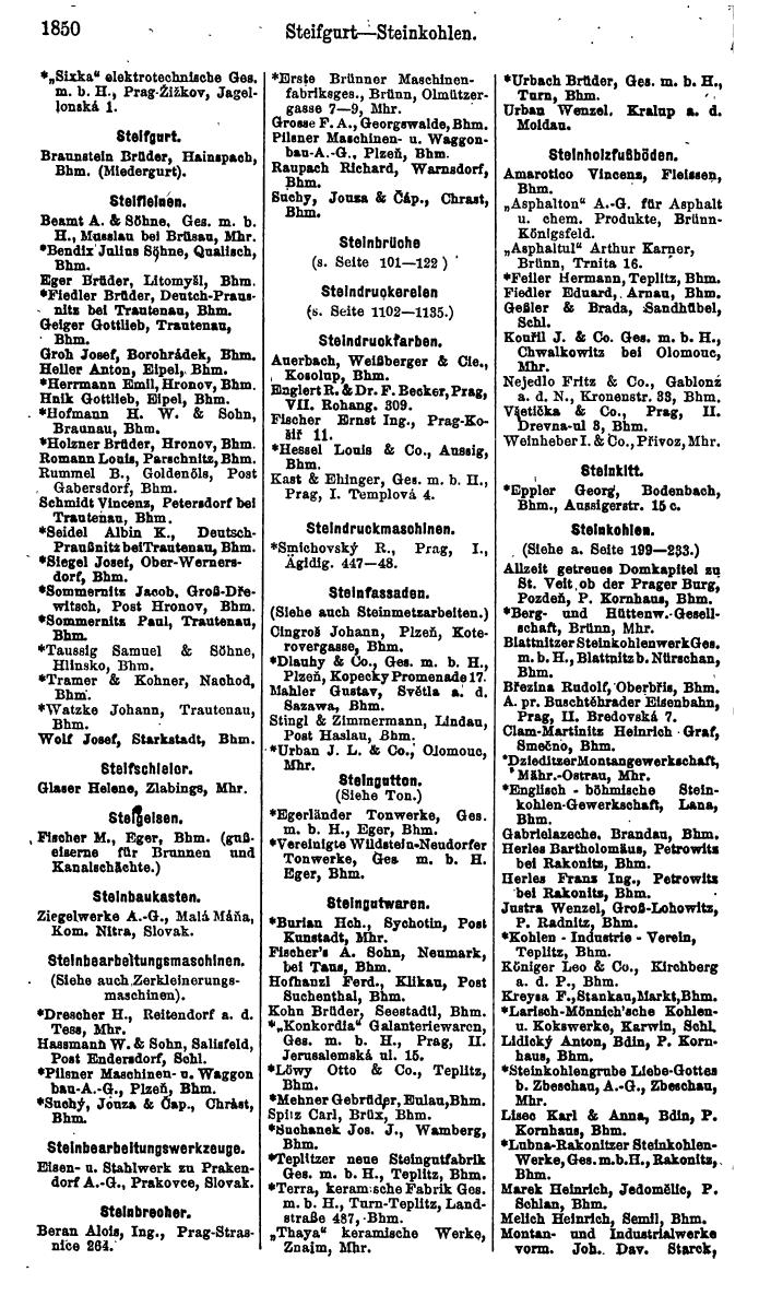 Compass. Finanzielles Jahrbuch 1923, Band V: Tschechoslowakei. - Page 2302