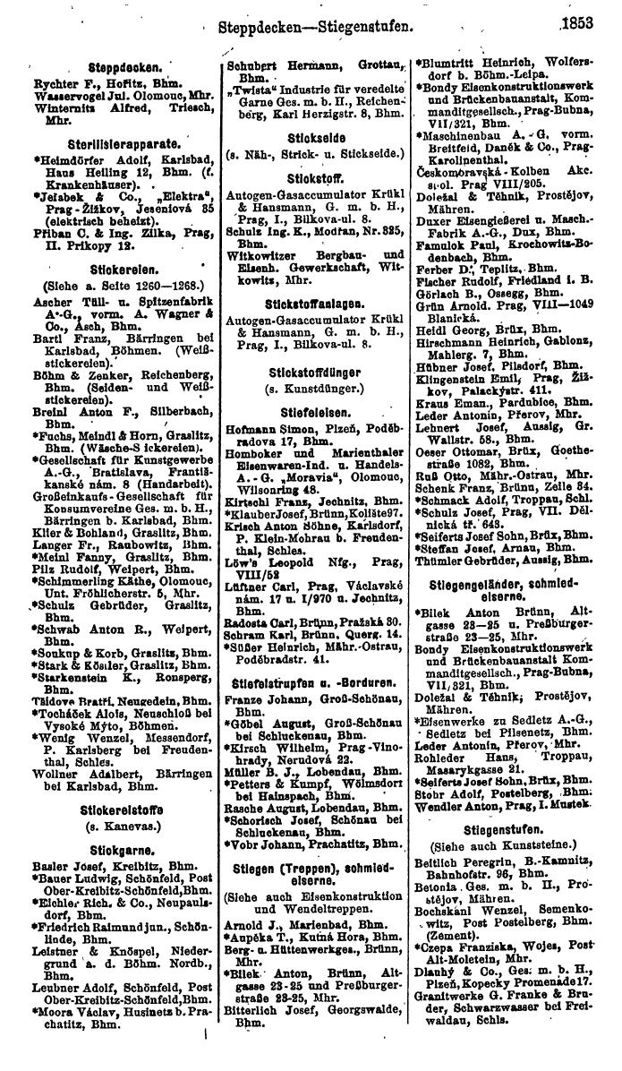 Compass. Finanzielles Jahrbuch 1923, Band V: Tschechoslowakei. - Seite 2305