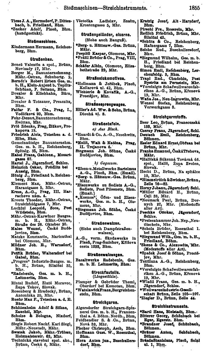 Compass. Finanzielles Jahrbuch 1923, Band V: Tschechoslowakei. - Seite 2307