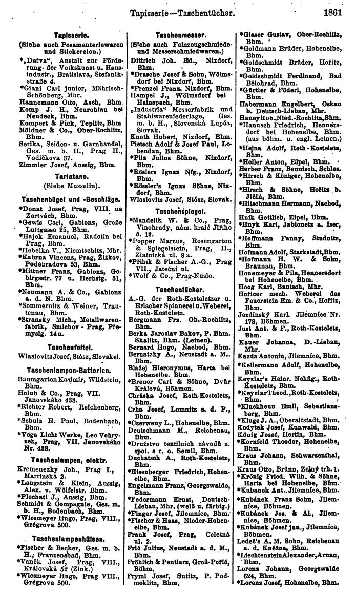 Compass. Finanzielles Jahrbuch 1923, Band V: Tschechoslowakei. - Seite 2313