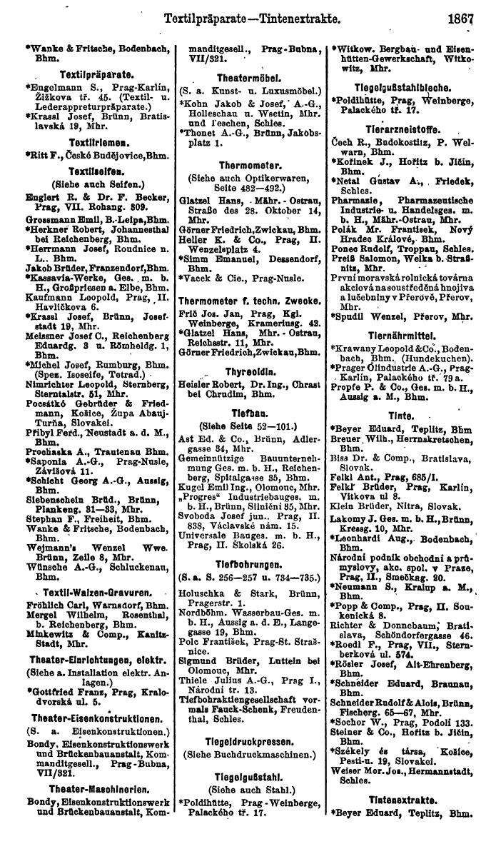 Compass. Finanzielles Jahrbuch 1923, Band V: Tschechoslowakei. - Page 2319