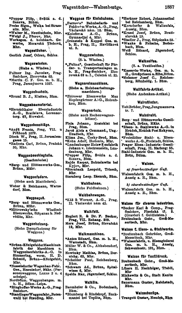 Compass. Finanzielles Jahrbuch 1923, Band V: Tschechoslowakei. - Page 2339