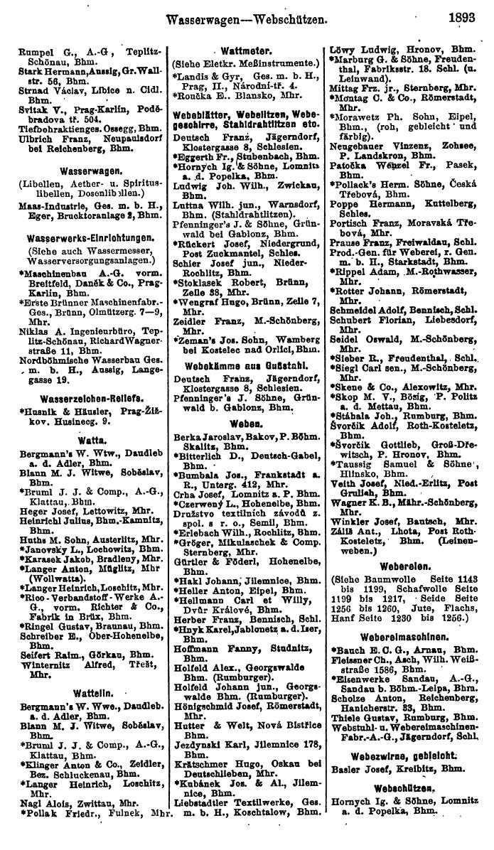 Compass. Finanzielles Jahrbuch 1923, Band V: Tschechoslowakei. - Seite 2345