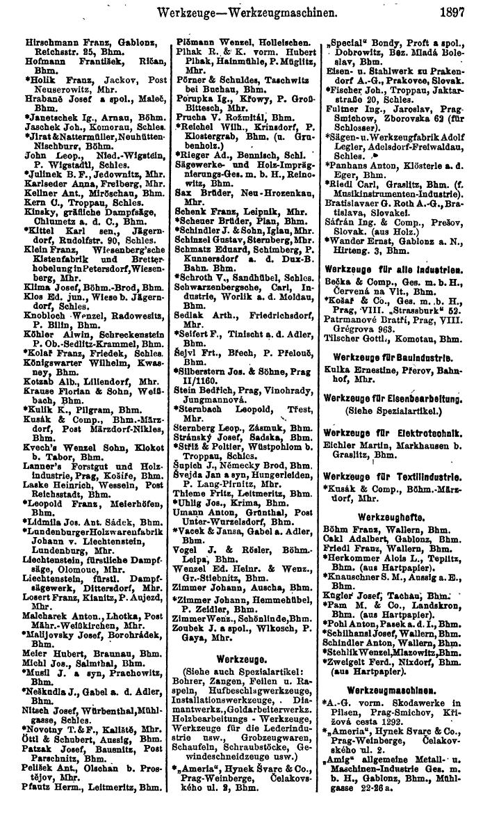 Compass. Finanzielles Jahrbuch 1923, Band V: Tschechoslowakei. - Page 2349