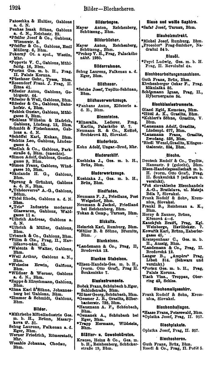 Compass. Finanzielles Jahrbuch 1923, Band V: Tschechoslowakei. - Seite 2376