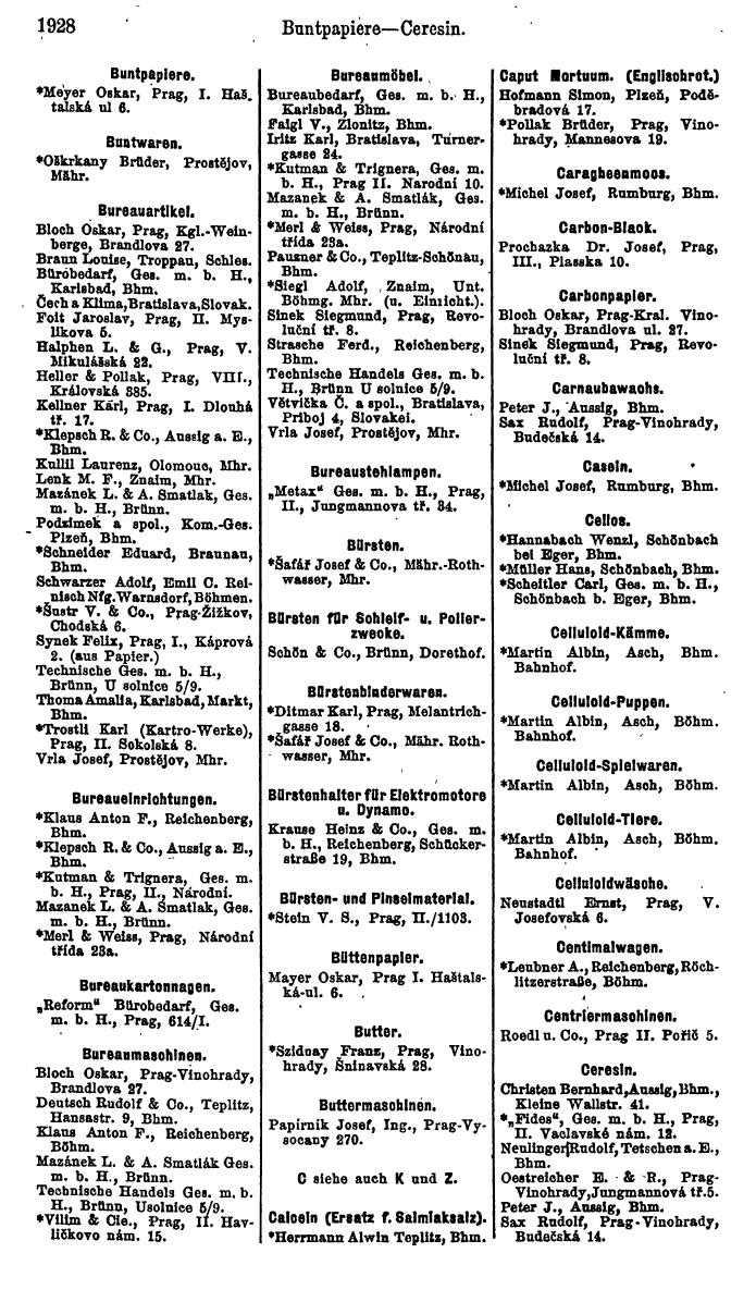 Compass. Finanzielles Jahrbuch 1923, Band V: Tschechoslowakei. - Page 2380