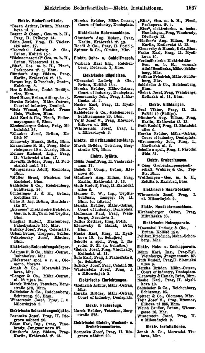 Compass. Finanzielles Jahrbuch 1923, Band V: Tschechoslowakei. - Seite 2389